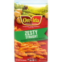 Ore-Ida Zesty Straight-Cut Seasoned French Fried Potatoes, Bag - 32 Ounce