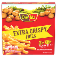 Ore-Ida Extra Crispy Fries French Fried Potatoes, Box - 4.25 Ounce