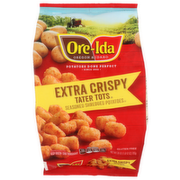 Ore-Ida Oregon & Idaho Extra Crispy Tater Tots Seasoned Shredded Potatoes - 28 Ounce