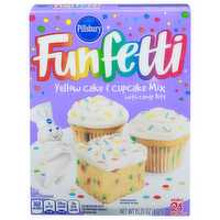 Pillsbury Funfetti Yellow Cake & Cupcake Mix - 0.635 Ounce - 24 Count
