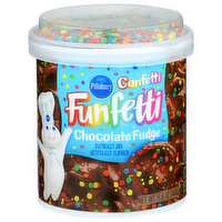 Pillsbury Chocolate Fudge Confetti Funfetti Frosting - 15.6 Ounce