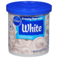 Pillsbury Creamy Supreme White Frosting, Tub - 16 Ounce