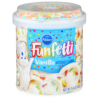 Pillsbury Funfetti Vanilla Frosting - 15.6 Ounce
