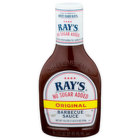 Ray's No Sugar Added Original Barbecue Sauce - 18.5 Ounce