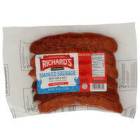 RICHARDS CAJUN FOODS V.p. Hickory Smoked Pork & Beef Sausage - 24 Ounce