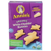 Annie's Homegrown White Cheddar Bunnies Baked Snack Crackers - 7.5 Ounce