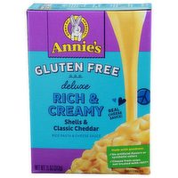 Annie's Shells & Classic Cheddar Rice Pasta & Cheese Sauce - 11 Ounce