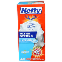 Hefty Ultra Strong Clean Burst - 7.475 Gallon - 40 Count