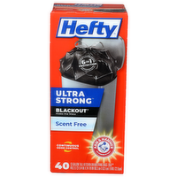 Hefty Scent Free Drawstring Bags - 13 Gallon - 40 Count
