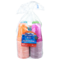 Hefty Party Cups - 16 Fluid Ounce - 80 Count