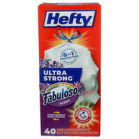 Hefty Tall Kitchen Bags, Ultra Strong, Drawstring, Fabuloso Scent - 40 Count