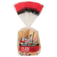 DAVE's Killer Bread Bagel Plain Awesome Mini - 1.3 Ounce - 12 Count