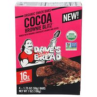 Dave's Killer Bread  Organic Cocoa Brownie Blitz Snack Bars - 1.75 Ounce - 4 Count