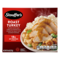 Stouffer's Roast Turkey, Single Serve, Frozen Turkey Dinner, Meals - 9.63 Ounce