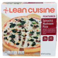 Lean Cuisine Features Spinach & Mushroom Pizza - 6.13 Ounce
