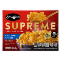 Stouffer's Supreme Shells And Cheese, Cheddar Boxed Mac & Cheese, Dinner Kit - 12 Ounce