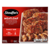 Stouffer's Stouffer’s Meatloaf, Family Size, Frozen Dinner, Easy Dinners - 33 Ounce
