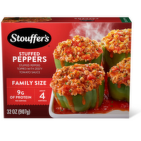 Stouffer's Stuffed Peppers, Family Size, Frozen Easy Dinner - 32 Ounce