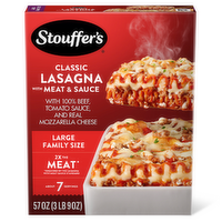Stouffer's Large Family Size Lasagna With Meat & Sauce - 57 Ounce