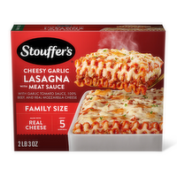 Stouffer's Cheesy Garlic With Meat Sauce Family Size Lasagna - 35 Ounce