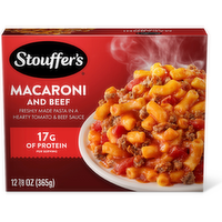 Stouffer's Macaroni And Beef Single Serve Frozen Pasta Meals - 12.88 Ounce