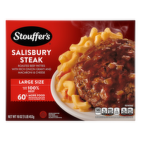Stouffer's Stouffer’s Salisbury Steak, Single Serve, Frozen Dinner, Meals - 16 Ounce