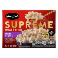 Stouffer's Supreme Shells And Cheese, Three Boxed Mac & Cheese Dinner Kit - 12 Ounce