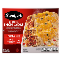 Stouffer's Stouffer’s Chicken Enchiladas, Family Size, Frozen Meals - 30 Ounce