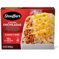 Stouffer's Chicken Enchiladas, Family Size, Frozen Size Meals - 30 Ounce