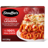 Stouffer's With A Hearty Tomato Sauce, Pepperoni, Italian Sausage, Ground Beef And Pork Meat Lovers Lasagna - 10 Ounce