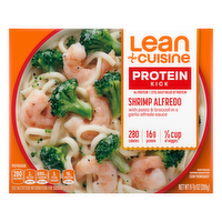Lean Cuisine Frozen Meal Shrimp Alfredo, Protein Kick Microwave Meal, Dinner, Dinner For One - 9.88 Ounce