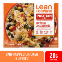 Lean Cuisine Protein Kick Unwrapped Chicken Burrito Frozen Meal - 9.5 Ounce