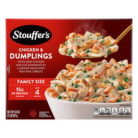 Stouffer's Chicken And Dumplings, Family Size, Frozen Dinners - 32 Ounce