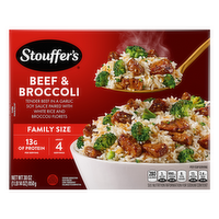 Stouffer's Beef And Broccoli, Family Size, Frozen Dinners - 30 Ounce