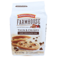 Pepperidge Farm Farmhouse Dark Chocolate Chip Thin & Crispy Cookies - 0.493 Ounce - 14 Count