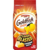 Pepperidge Farm Goldfish Flavor Blasted Cheddar Jack'd Crackers, Snack Bag - 6.6 Ounce