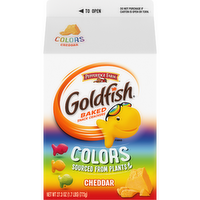 Pepperidge Farm Goldfish Colors Cheddar Cheese Crackers, Carton - 27.3 Ounce