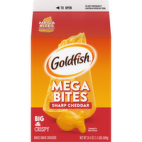 Pepperidge Farm Goldfish Sharp Cheddar Baked Snack Crackers, Carton - 24.3 Ounce