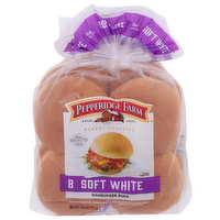 Pepperidge Farm Bakery Classics Soft White Hamburger Buns - 1.813 Ounce - 8 Count