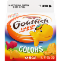 Pepperidge Farm Goldfish Colors Cheddar Cheese Crackers, Carton - 2 Ounce