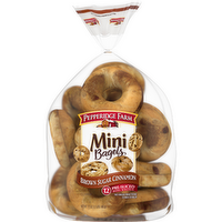 Pepperidge Farm Mini Brown Sugar Cinnamon Bagels, 12-Pack, Bag - 17 Ounce