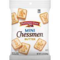 Pepperidge Farm Chessmen Minis Butter Cookies, Snack Pack - 2.25 Ounce