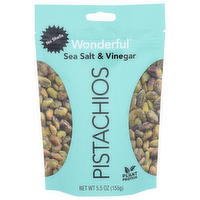 Wonderful Sea Salt & Vinegar No Shells Pistachios - 5.5 Ounce