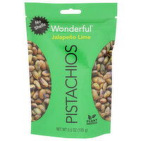 WONDERFUL PISTACHIOS Jalapeno Lime No Shell Pistachio - 5.5 Ounce