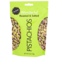 Wonderful Pistachios Rs No Shell, 10 Roasted & Salted - 6 Ounce