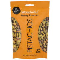 WONDERFUL PISTACHIOS Honey Roasted No Shell - 5.5 Ounce