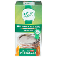 Ball Regular Mouth Lids & Bands - 12 Count