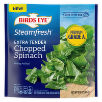 Birds Eye Steamfresh Extra Tender Chopped Spinach Frozen Vegetables - 10.8 Ounce