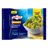 Birds Eye Sauced Cheesy Broccoli, Value Size, Frozen Vegetable - 38 Ounce