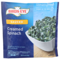 Birds Eye Sauced Steam Fresh Creamed Spinach - 10.8 Ounce